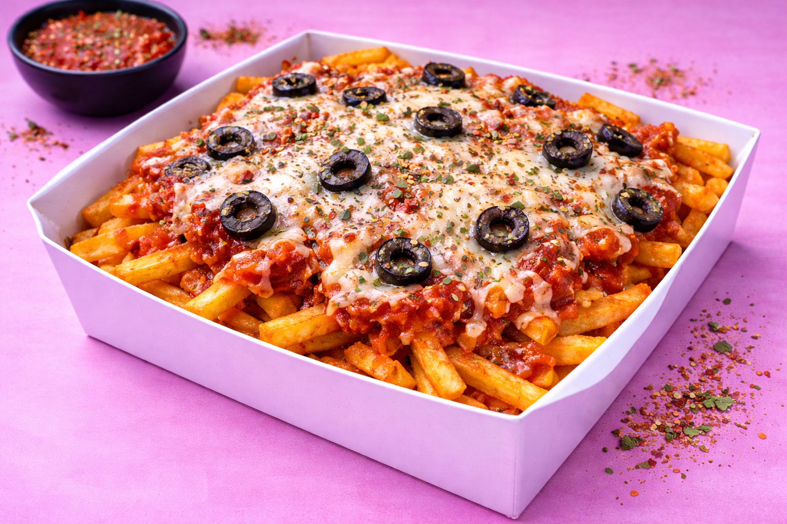 Marinara Pizza Baked Fries